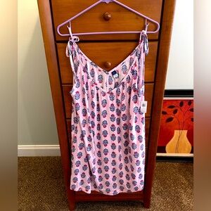 Tie-shoulder mini swing dress, NWT, Old Navy, women’s medium